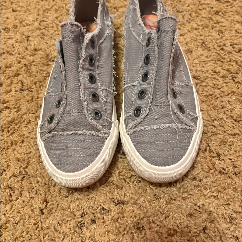 Blowfish Gray Slip-On Sneakers